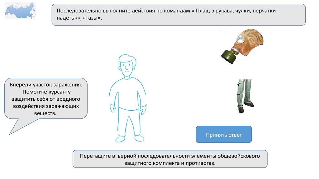 Плащ в рукава чулки перчатки надеть газы