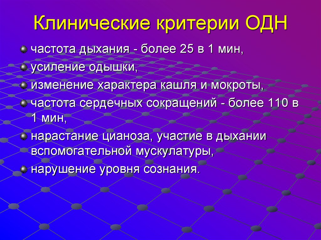 Острая дыхательная недостаточность у детей презентация