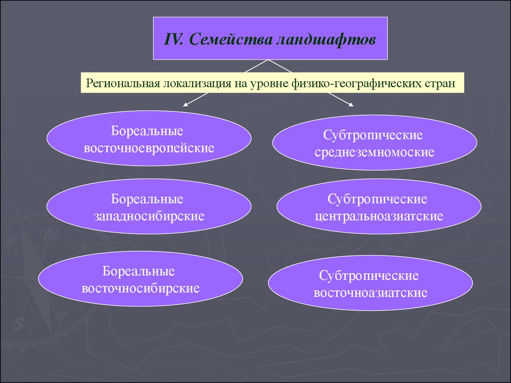 Факторы ландшафта. Семейства ландшафтов. Факторы ландшафтной дифференциации. Дифференциация ландшафтов. Природные факторы пространственной дифференциации ландшафтов.