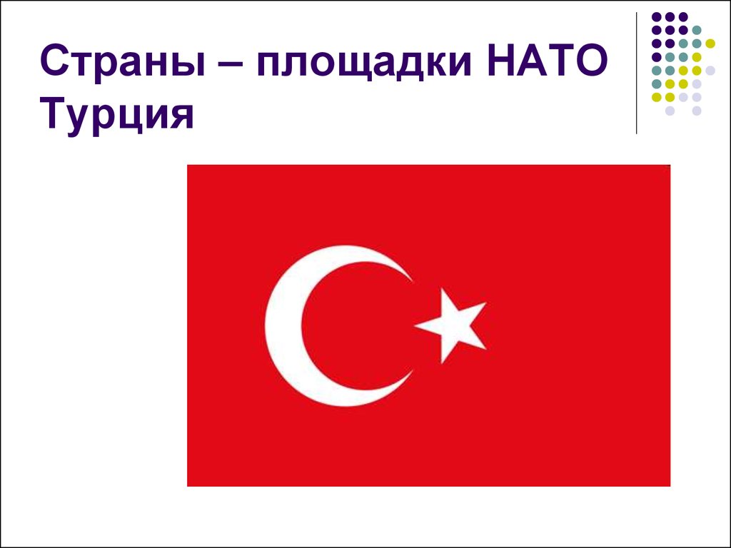 Страны – площадки НАТО Турция