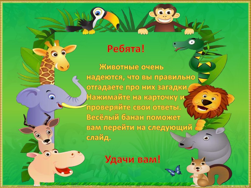 Звери очень текст. Загадки про животных презентация. Загадка про ребят. Ребятам о зверях. Загадки про животных на английском.