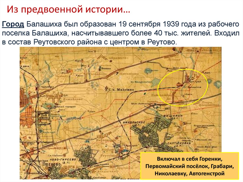 Карта салтыковки балашихинского района