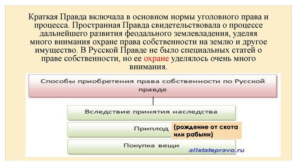 Общая характеристика русской правды