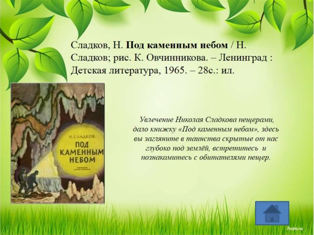 "Лесные тайнички". Библиографический указатель по творчеству И.И ...