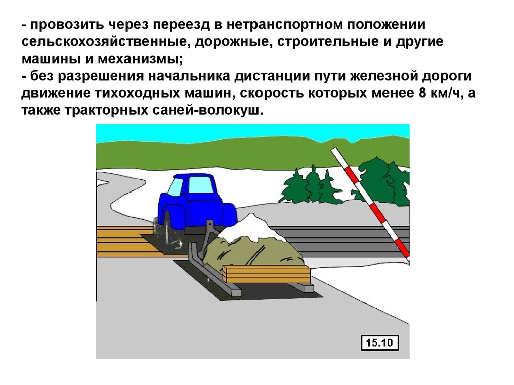 Движение через железнодорожные пути - презентация онлайн