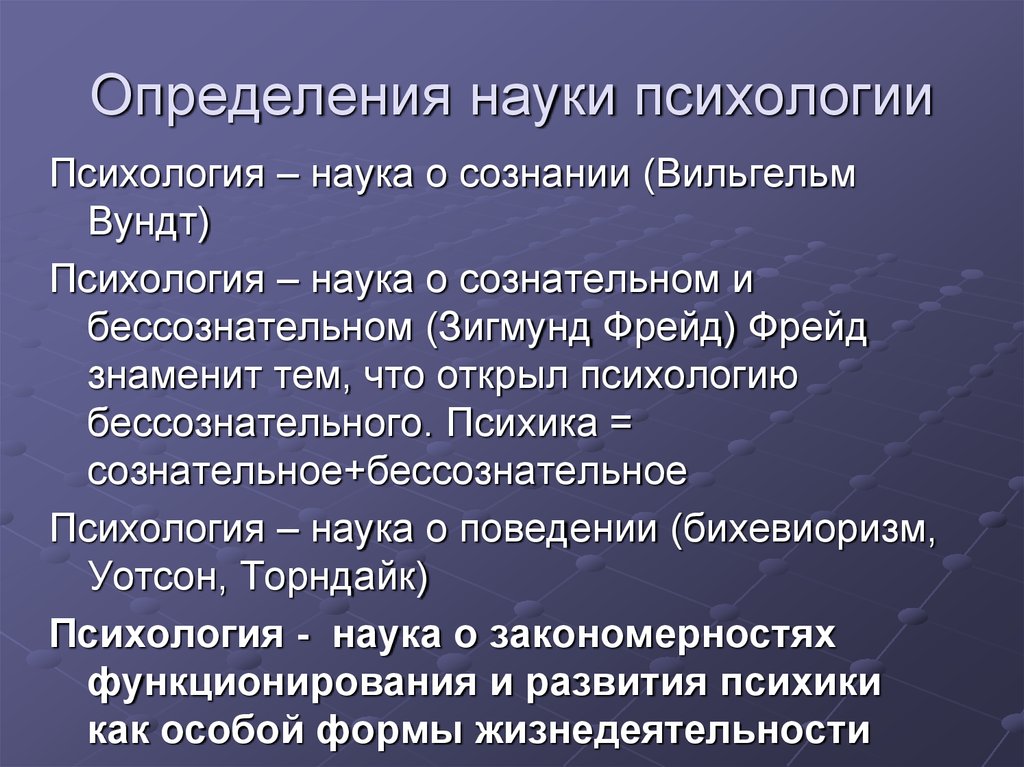 Психология термины