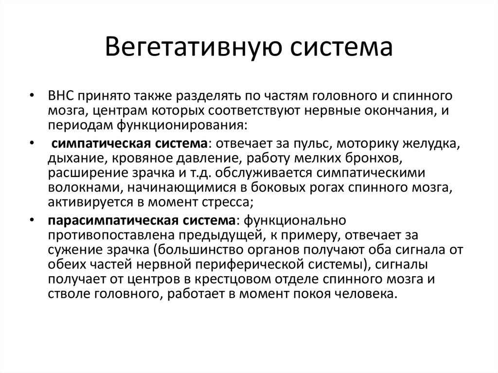 Опухоли периферической нервной системы. Влияние ВНС на моторику желудка. Вегетативная регуляция. Вегетативные центры в стволе мозга. Влияние вегетативной системы на перистальтику ЖКТ.