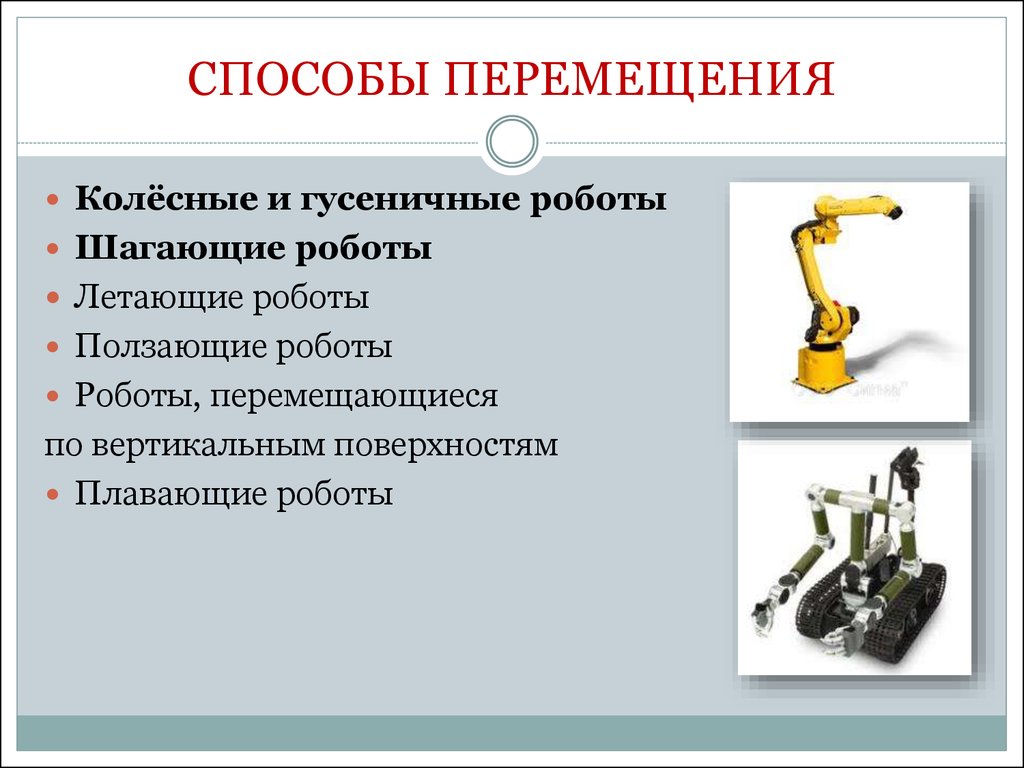 Методы движения. Способы перемещения. Способы передвижения роботов. Робототехника способы перемещения. Способы перемещения роботов колесные.