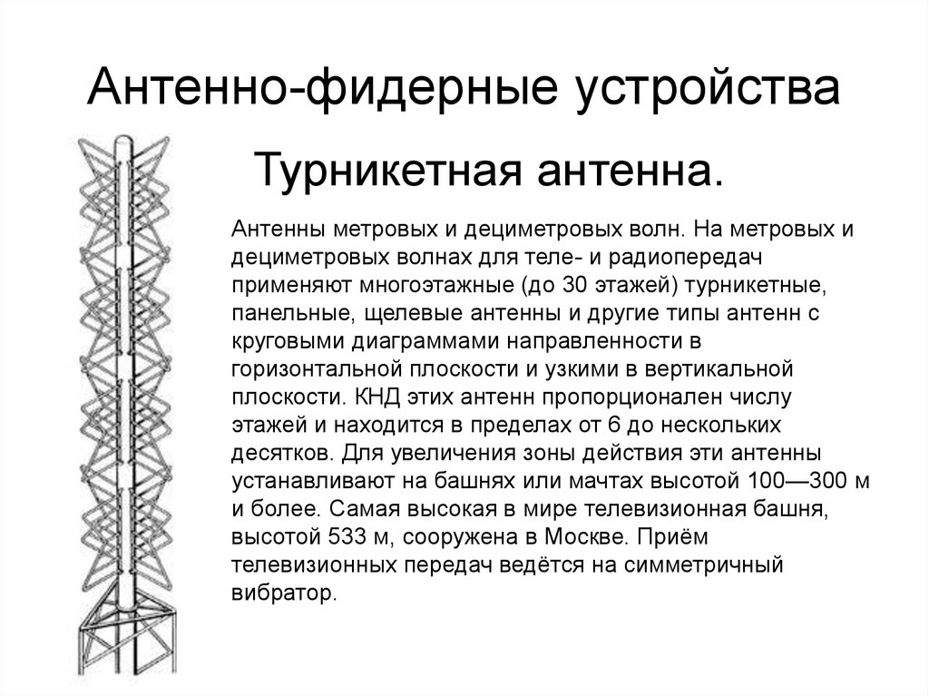 Антенно фидерное устройство презентация