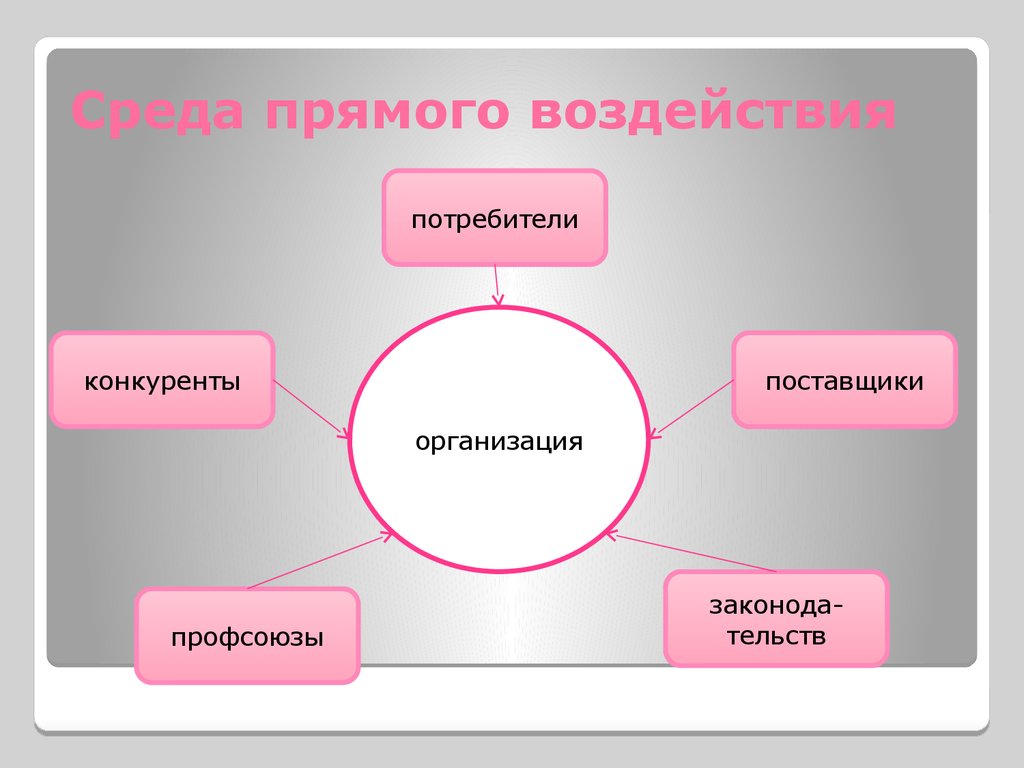 Организация в экономике внутренняя и внешняя. Элементы внешней среды организации косвенного воздействия. Среда прямого и косвенного воздействия на организацию. Факторы внутренней среды прямого и косвенного воздействия. Внешняя среда прямого воздействия на организацию это.