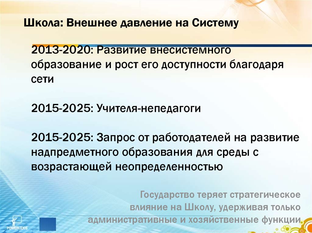 Образование 2013 2020