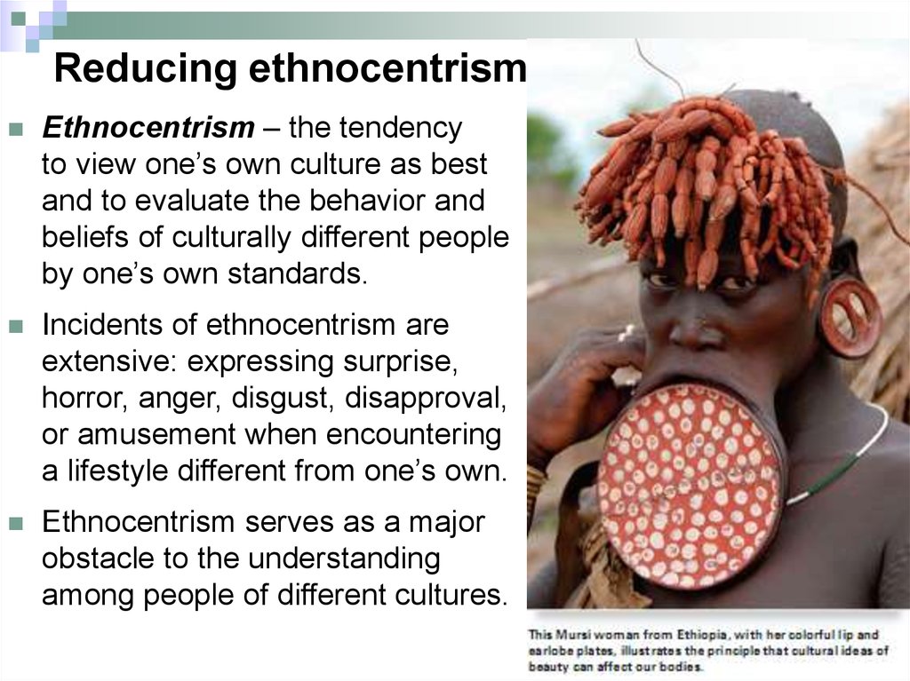 Reducing ethnocentrism
