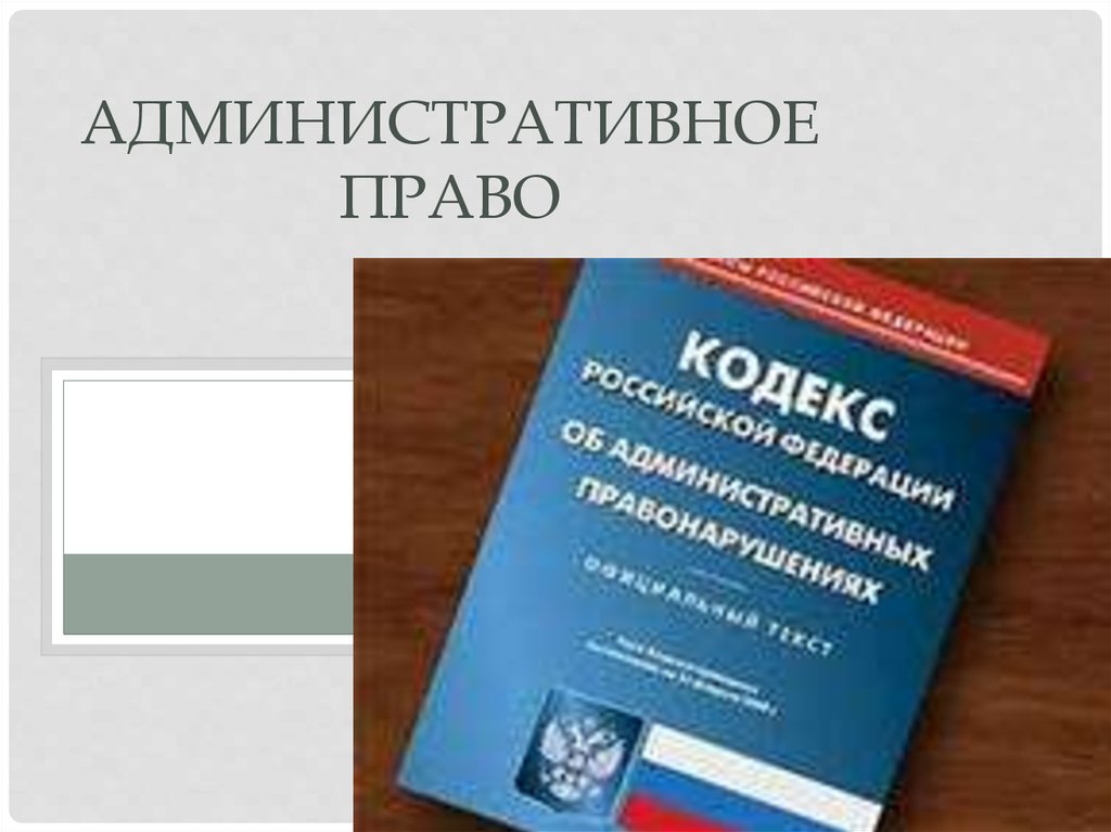 Административное право презентация егэ