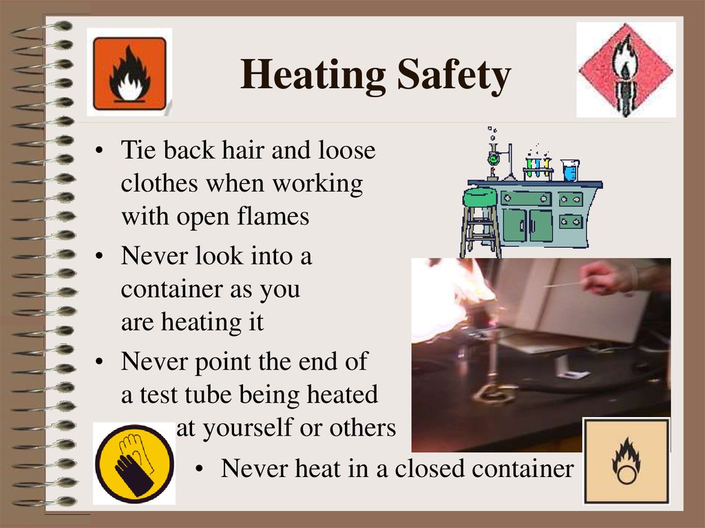 Safety and rules of the lab - online presentation