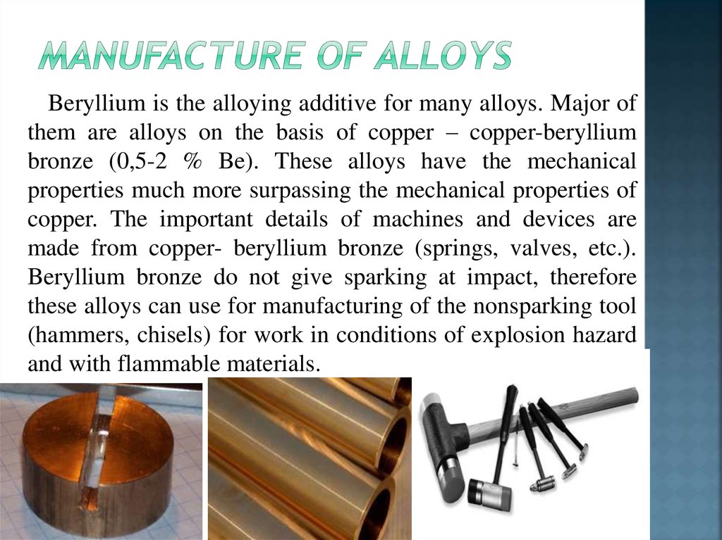 Manufacture of alloys