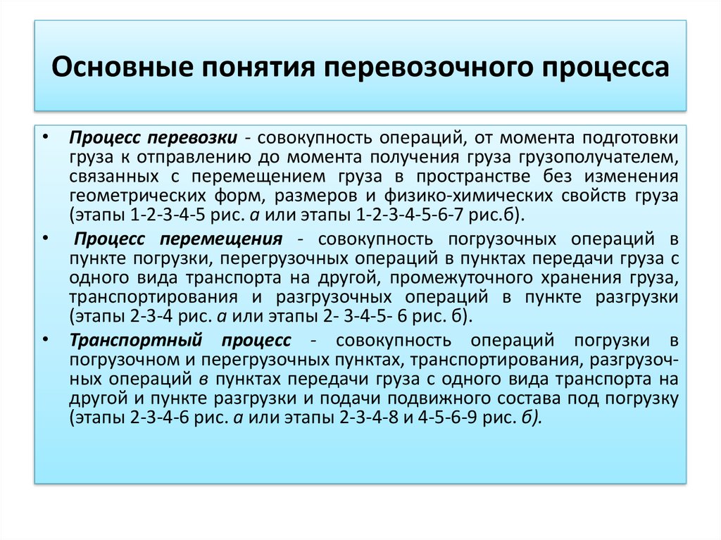 Схема передачи информационных сообщений при осуществлении перевозочного процесса