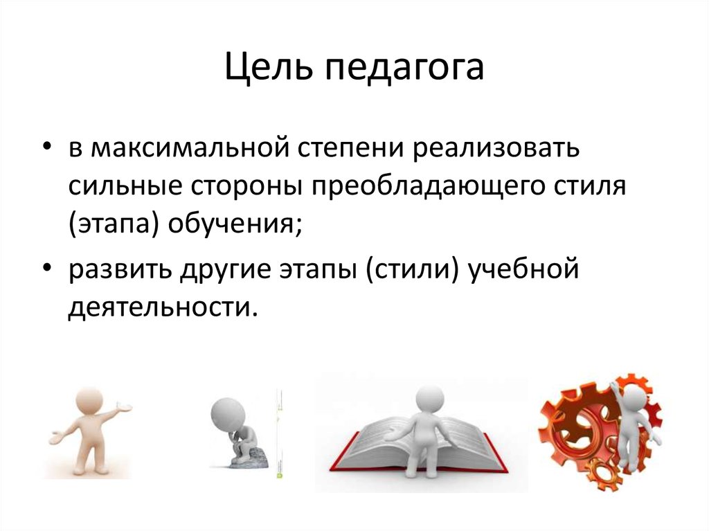 Цель преподавателя