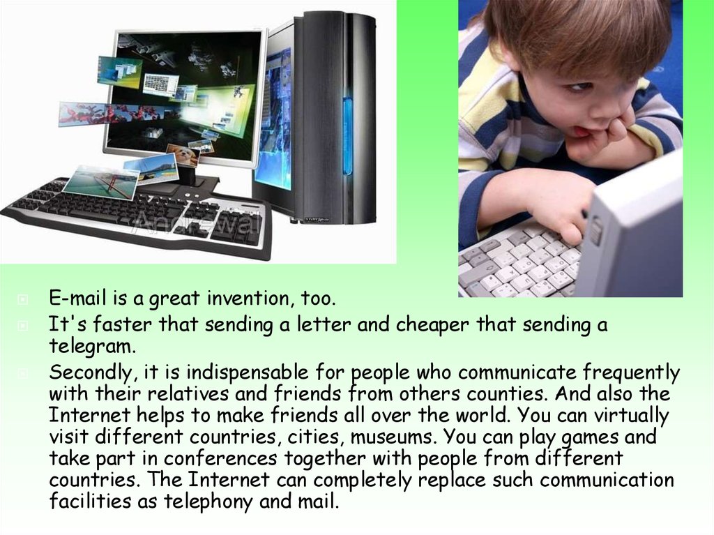 Internet is mail. Компьютер в нашей жизни на английском презентация. Computer in my Life презентация. Role of Computer. Computers in our Life.