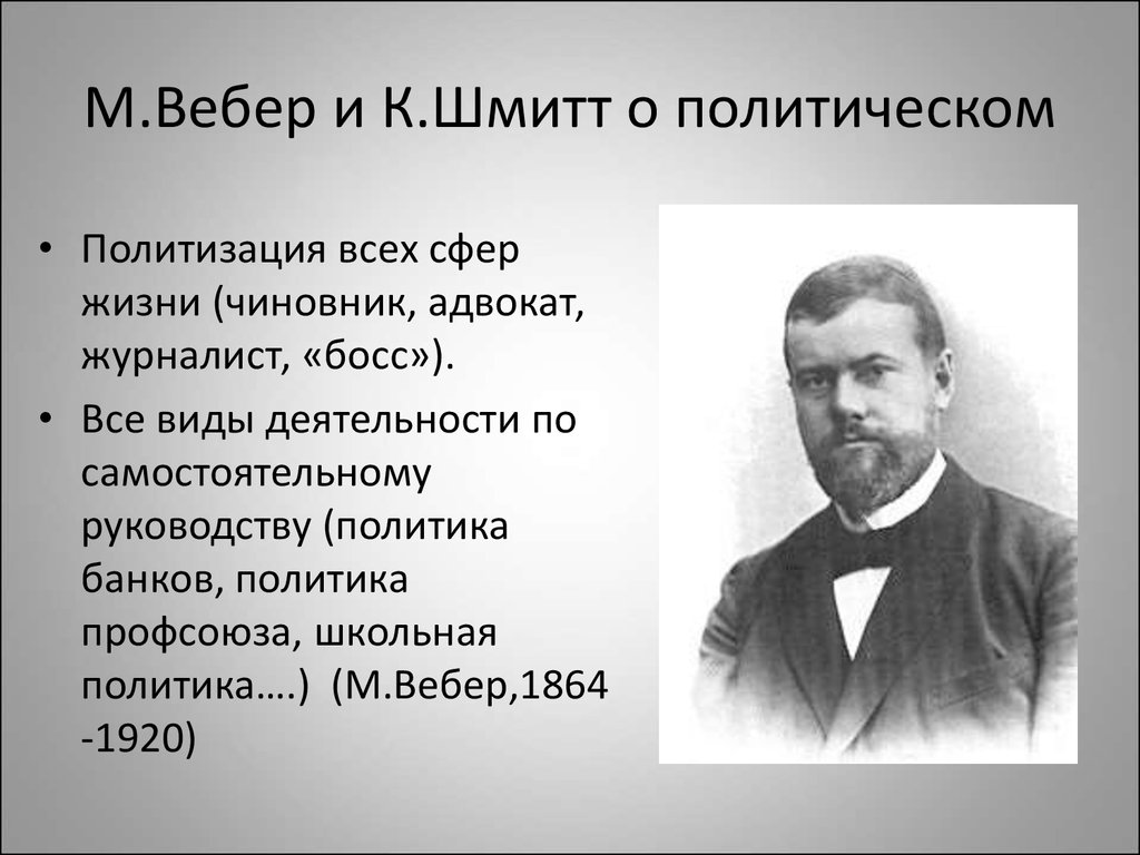 Вебер является автором