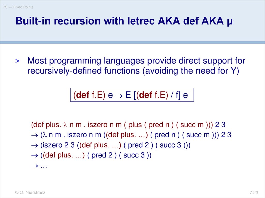 Fixed Points Online Presentation