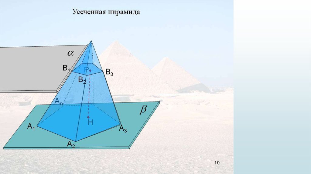 Усеченная пирамида рисунок геометрия