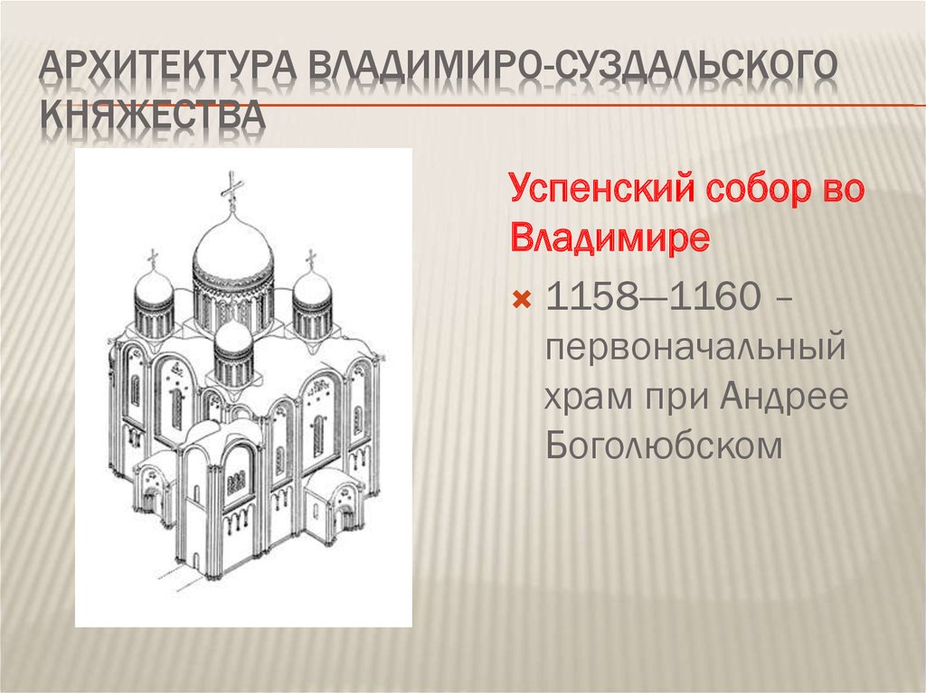 Презентация архитектура владимиро суздальской руси