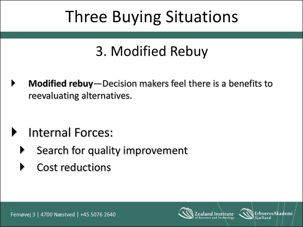 Organizatorial buying behavior - online presentation