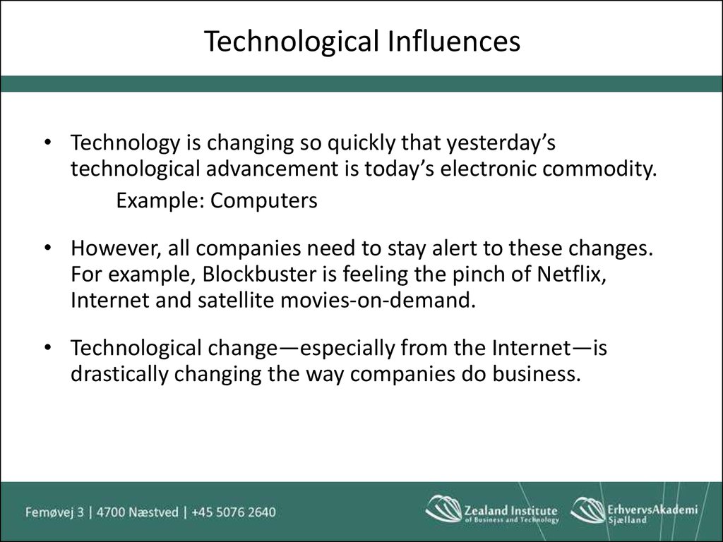 Technological Influences