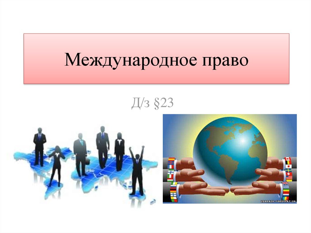 Понятие международного права презентация