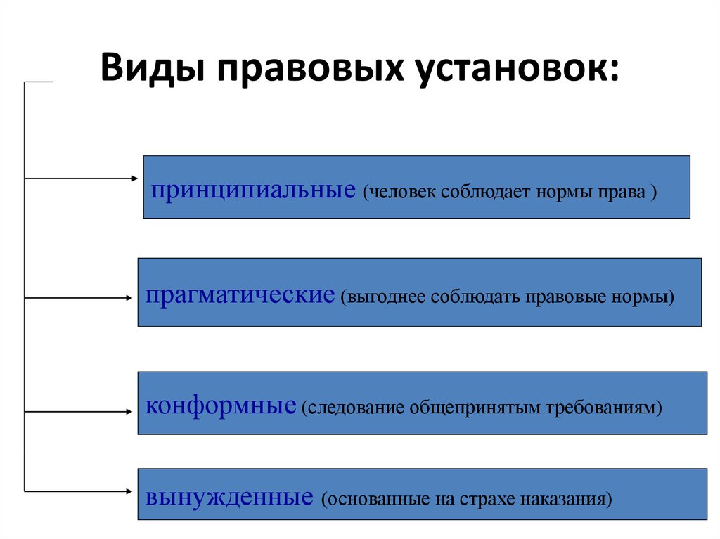 Виды юридической работы