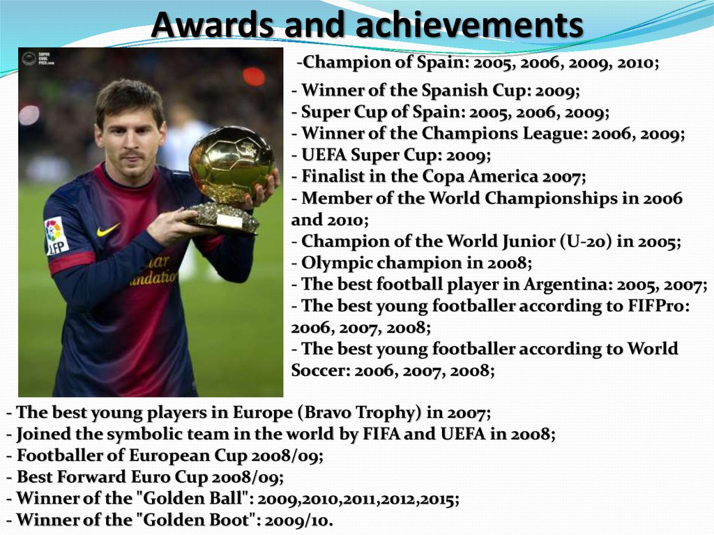 Awards and achievements