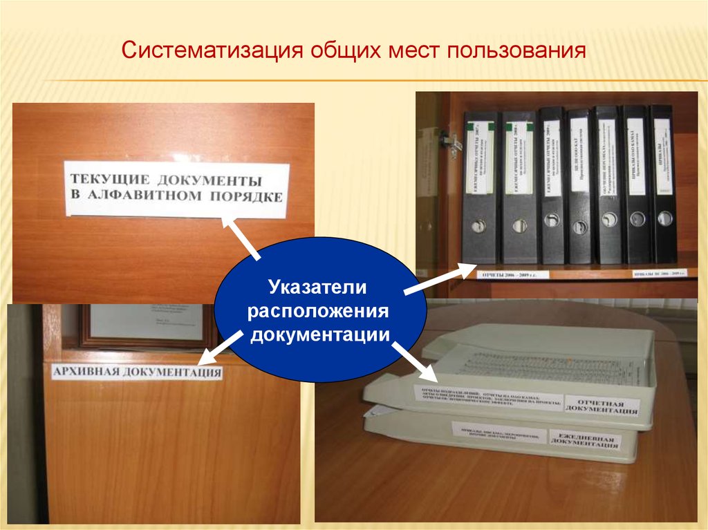 Организация временного хранения документов
