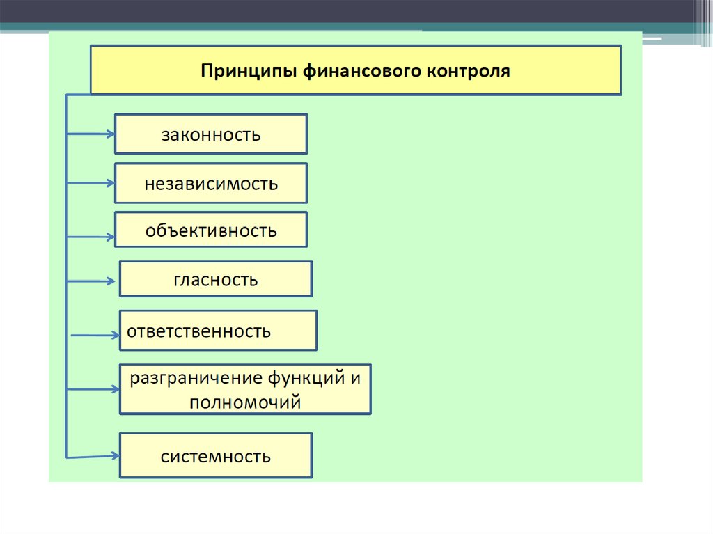 Принципы организации финансов