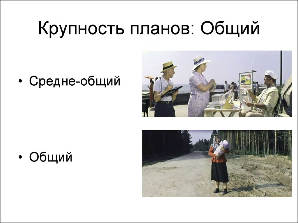 Планы фотографии по крупности