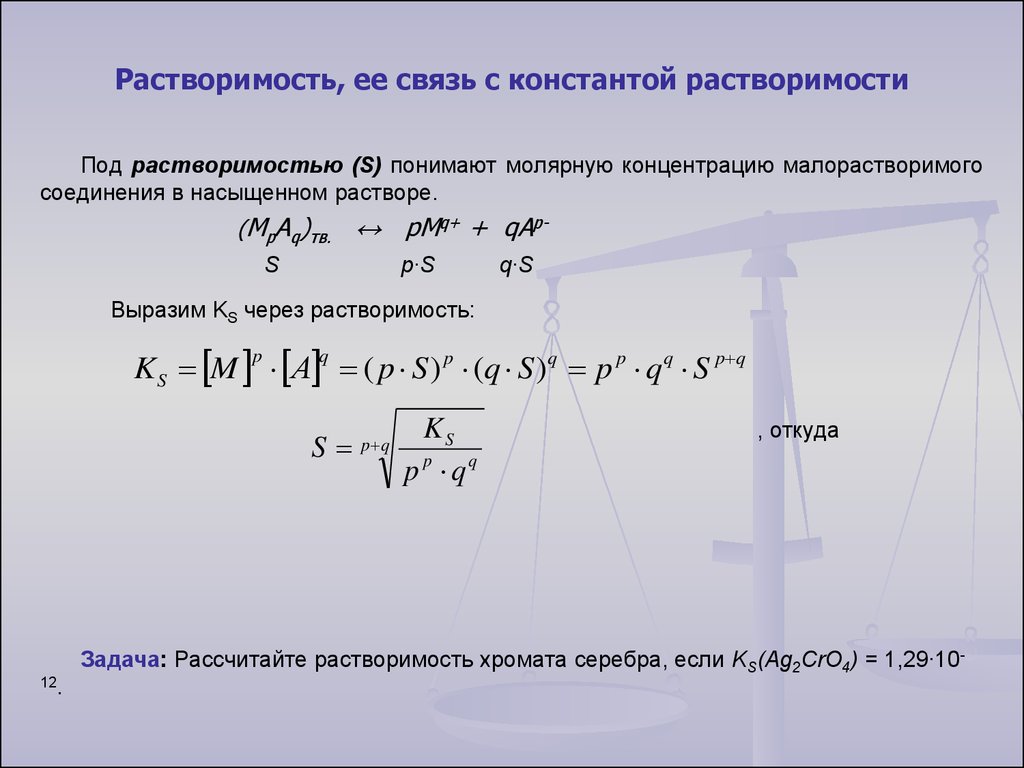 Уравнение веществ. Коэффициент растворимости формула. Формула расчета растворимости. Формула для вычисления растворимости вещества. Формула растворимости вещества через произведение растворимости.