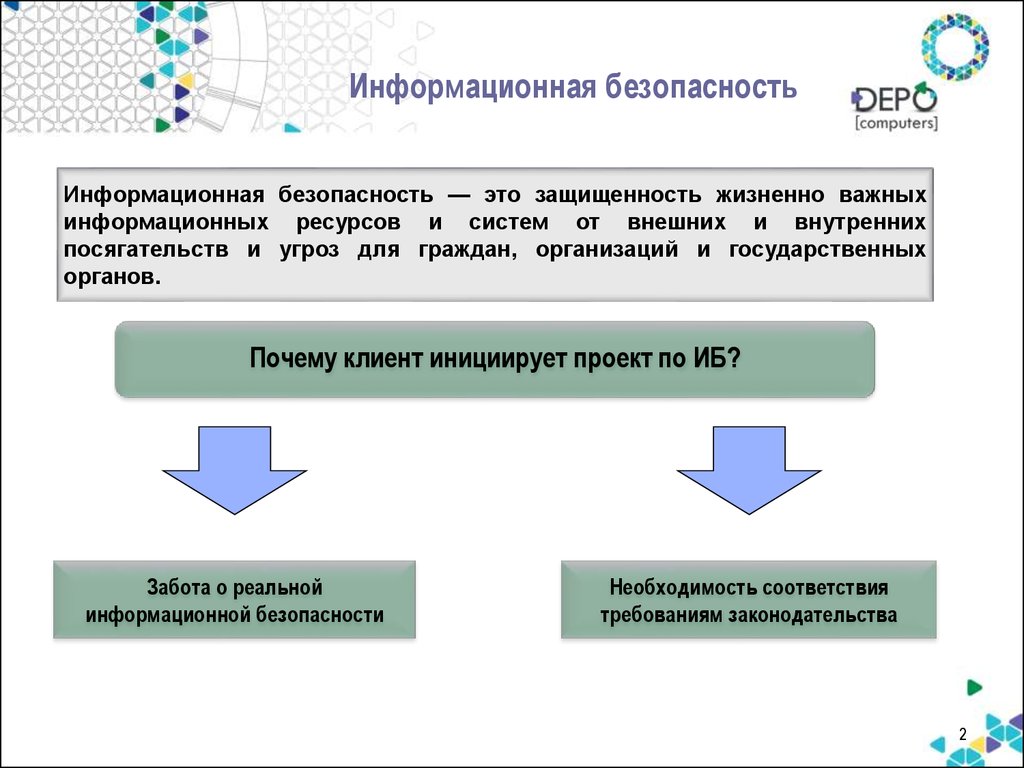 Необходимость безопасности