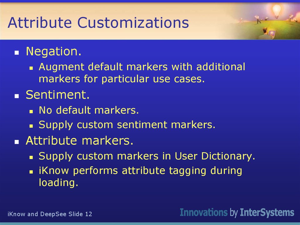 Attribute Customizations