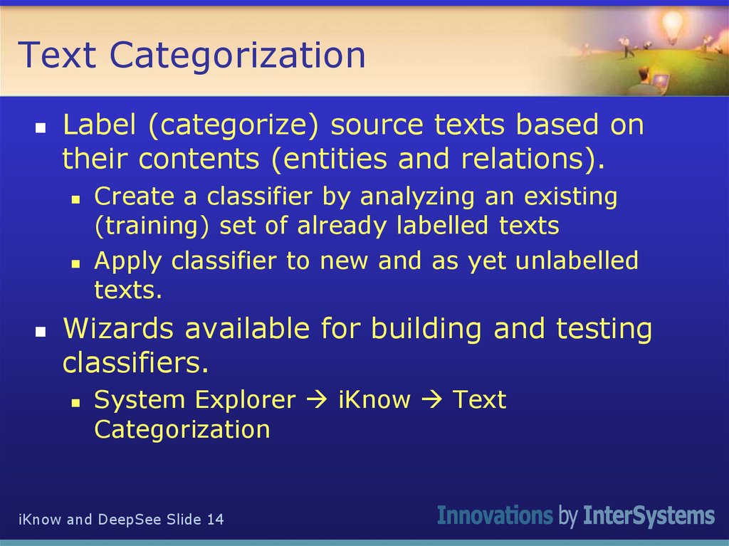 Text Categorization