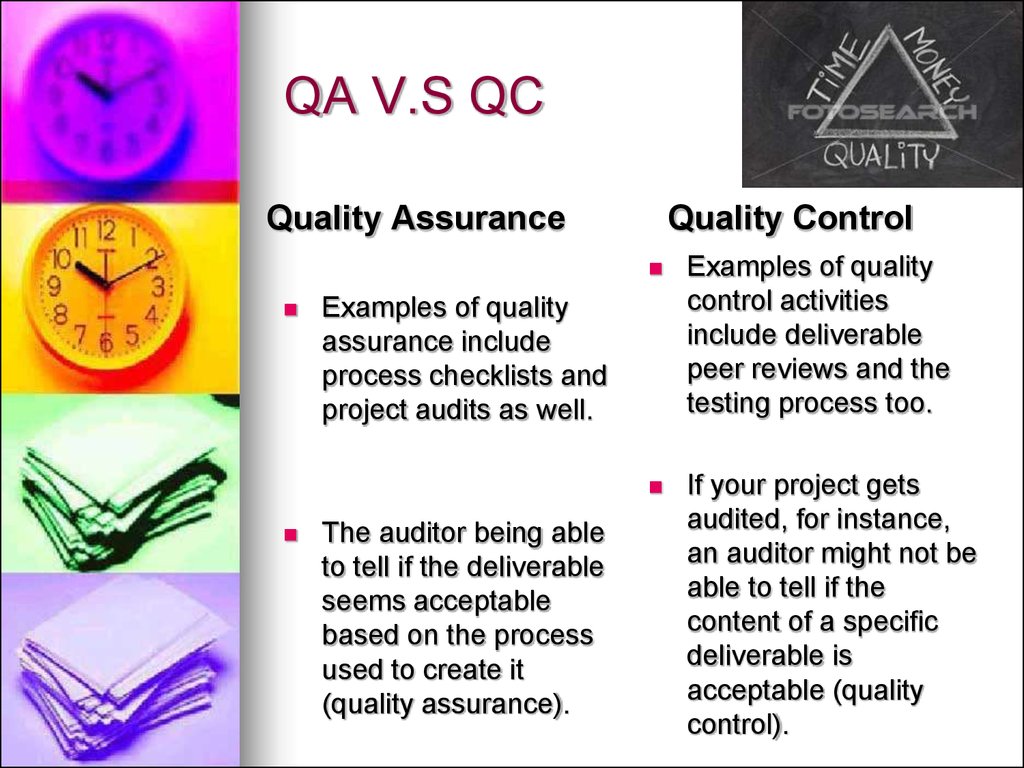 Quality Assurance Vs Quality Control Chapter 5 Online Presentation   Slide 4 