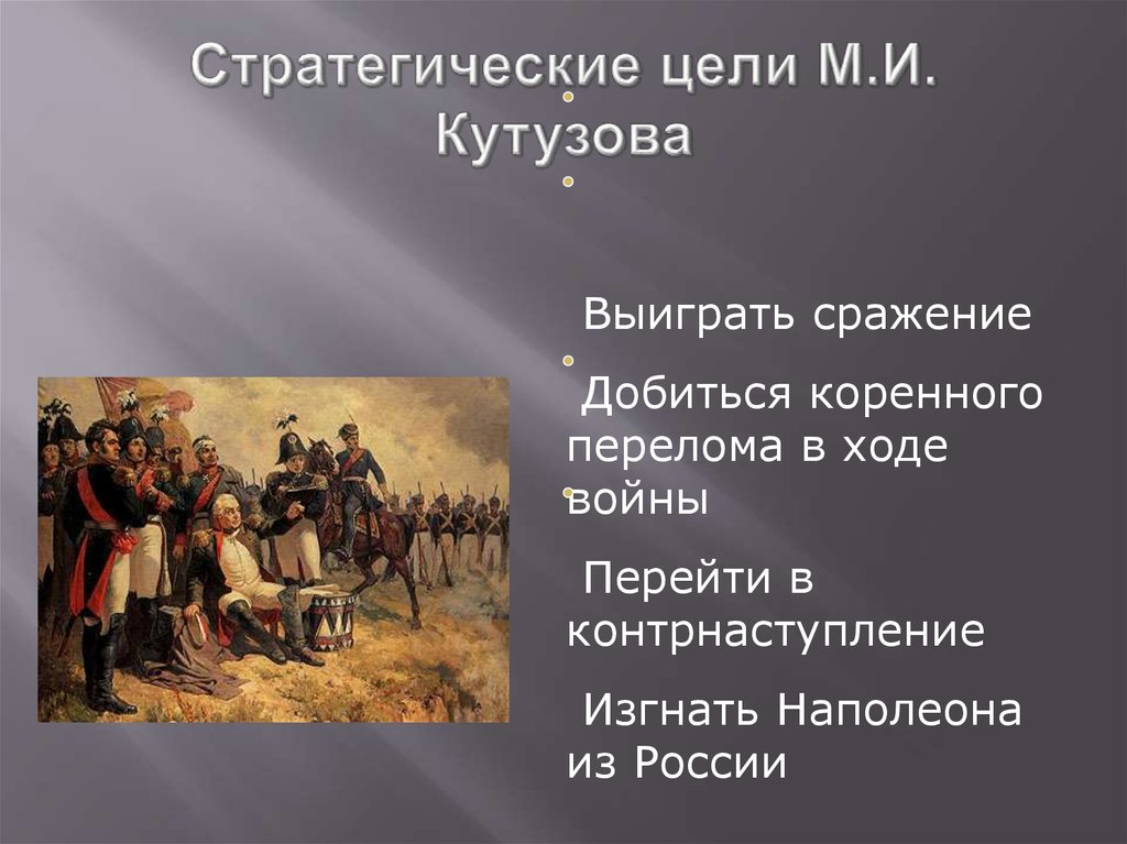 Цели наполеона в россии. Кутузов цели. Цель Кутузова. Цели Наполеона в войне 1812. Цель Кутузова в войне 1812.