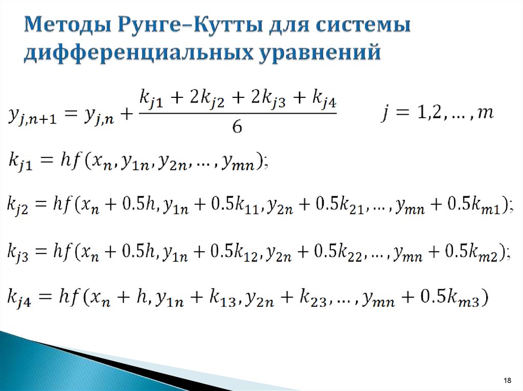 Численное решение обыкновенных дифференциальных уравнений презентация