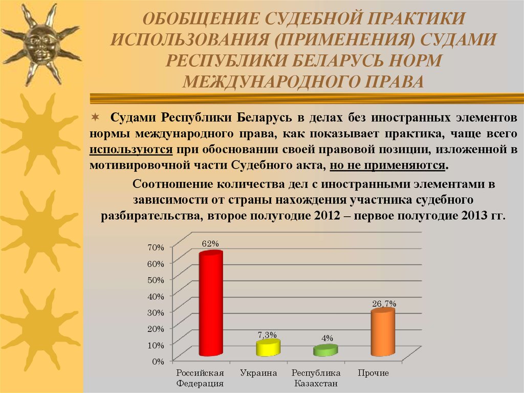 Понятие обобщения судебной практики