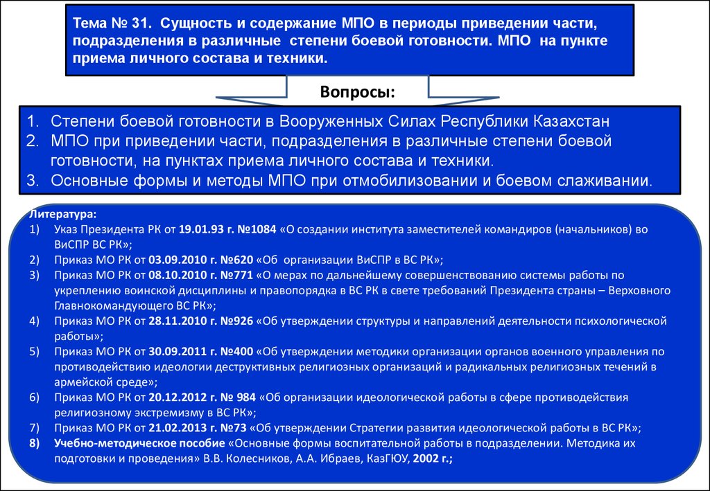 Время боевой готовности