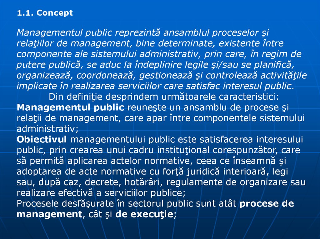 rotary Dazzling deer Managementul serviciilor publice Concept. Caracteristici. Principii.  (Capitolul 1.2) - презентация онлайн