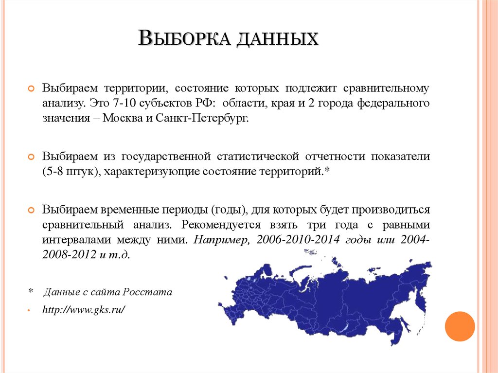 Выберите территорию. Выборка данных. Выборка базы данных. Выборка данных это в БД. Выборка данных, соответствующих заданным условиям называется.