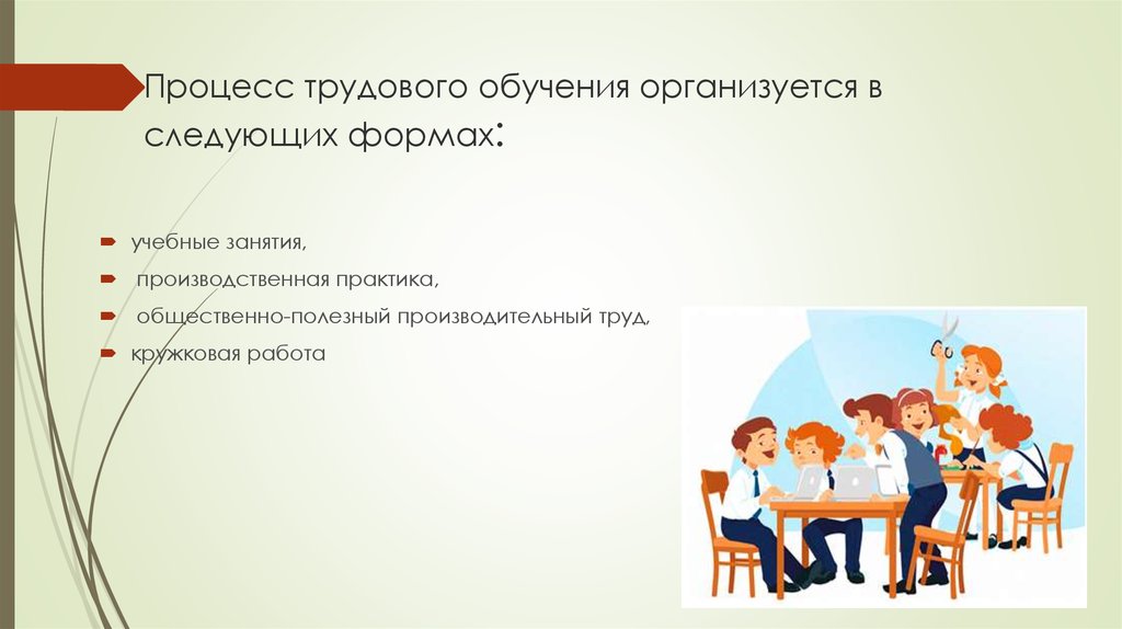 Путь ученика в обучении. Системы трудового обучения. Гигиена трудового обучения. Система трудового образования. Общественно полезный, производительный труд.