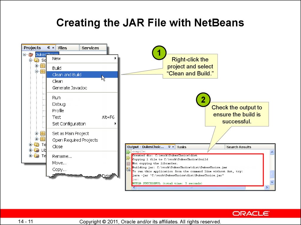 Creating the JAR File with NetBeans