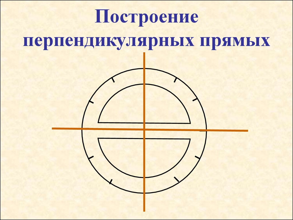 Каким символом обозначают перпендикулярные прямые