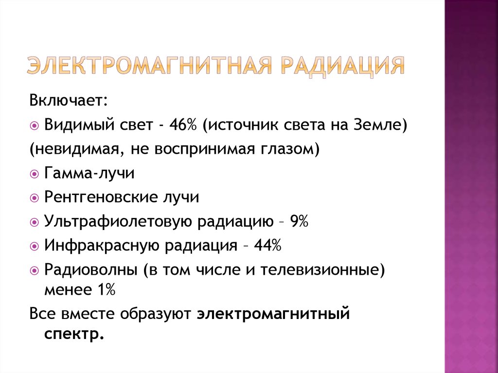 Электромагнитная радиация