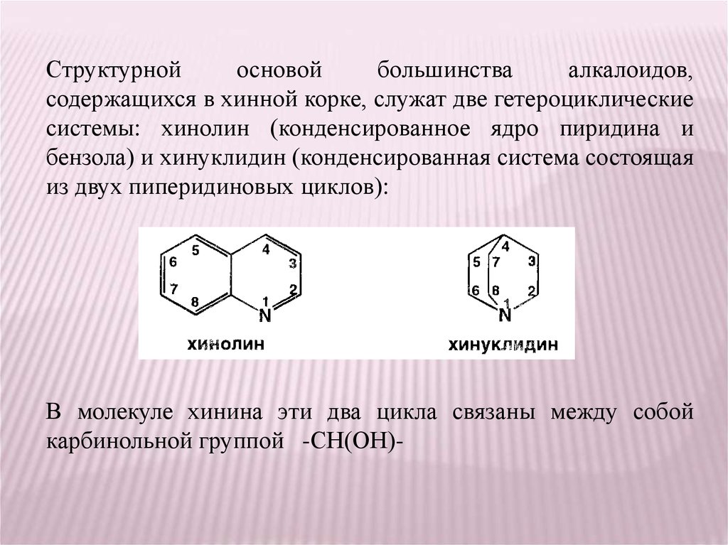 Структурная основа. Хинолин и его производные. Хинолин (конденсированное ядро пиридина и бензола). Хинолин пиридинбензил. Хинолин структурная формула.